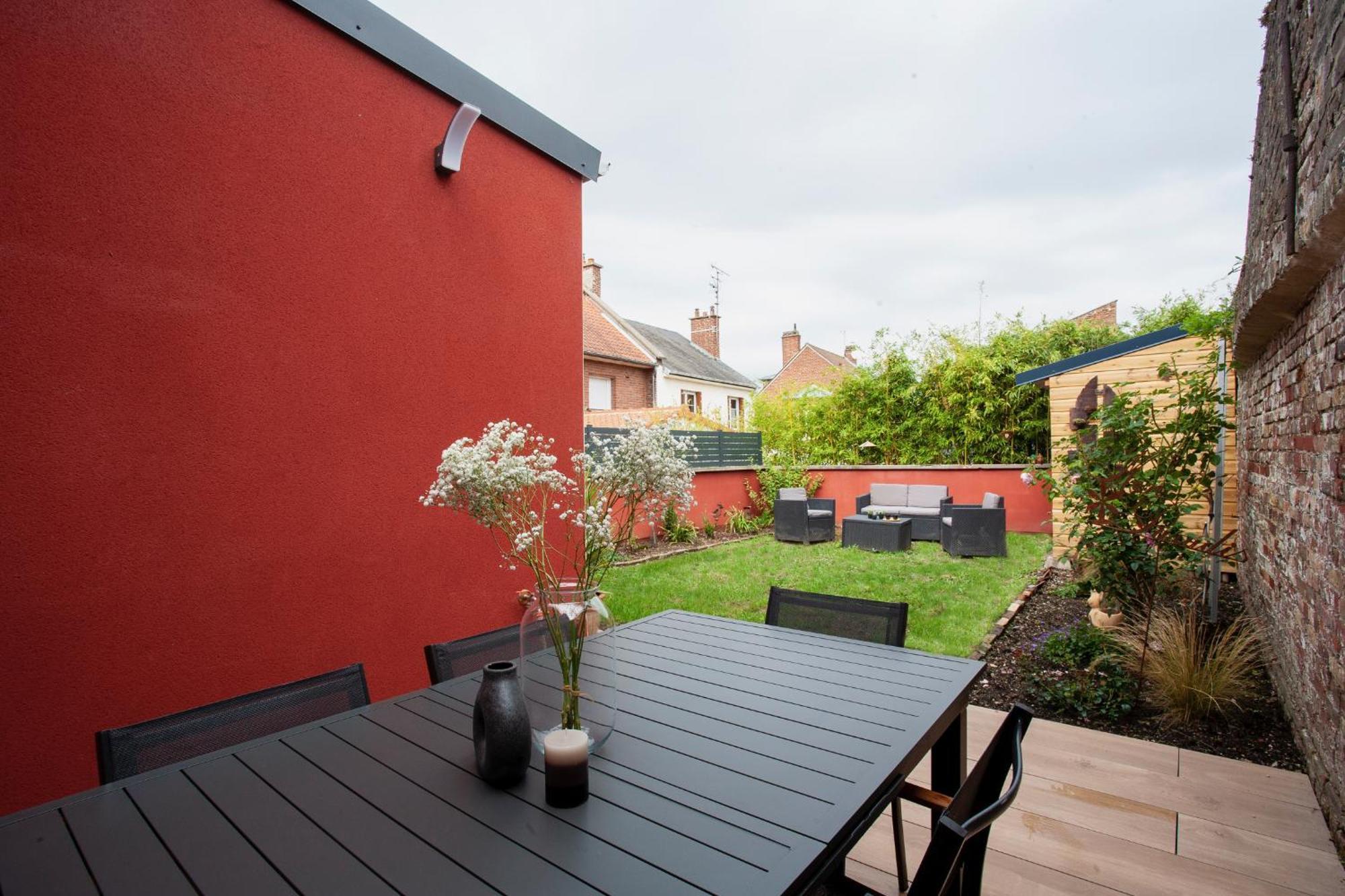 Appartement Les Jardins De Jules Verne - Cote Jardin Amiens Exteriér fotografie